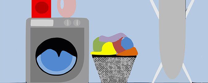 Lavadora y zonas de plancha: dónde y cómo