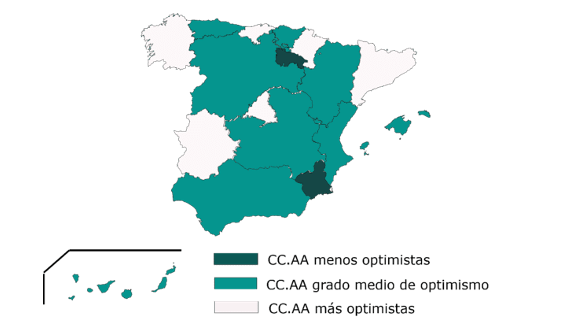 Optimismo por CCAA