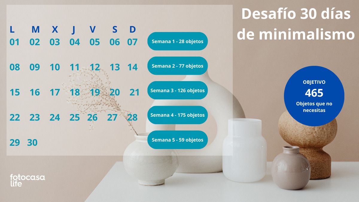 reto 30 dias minimalismo
