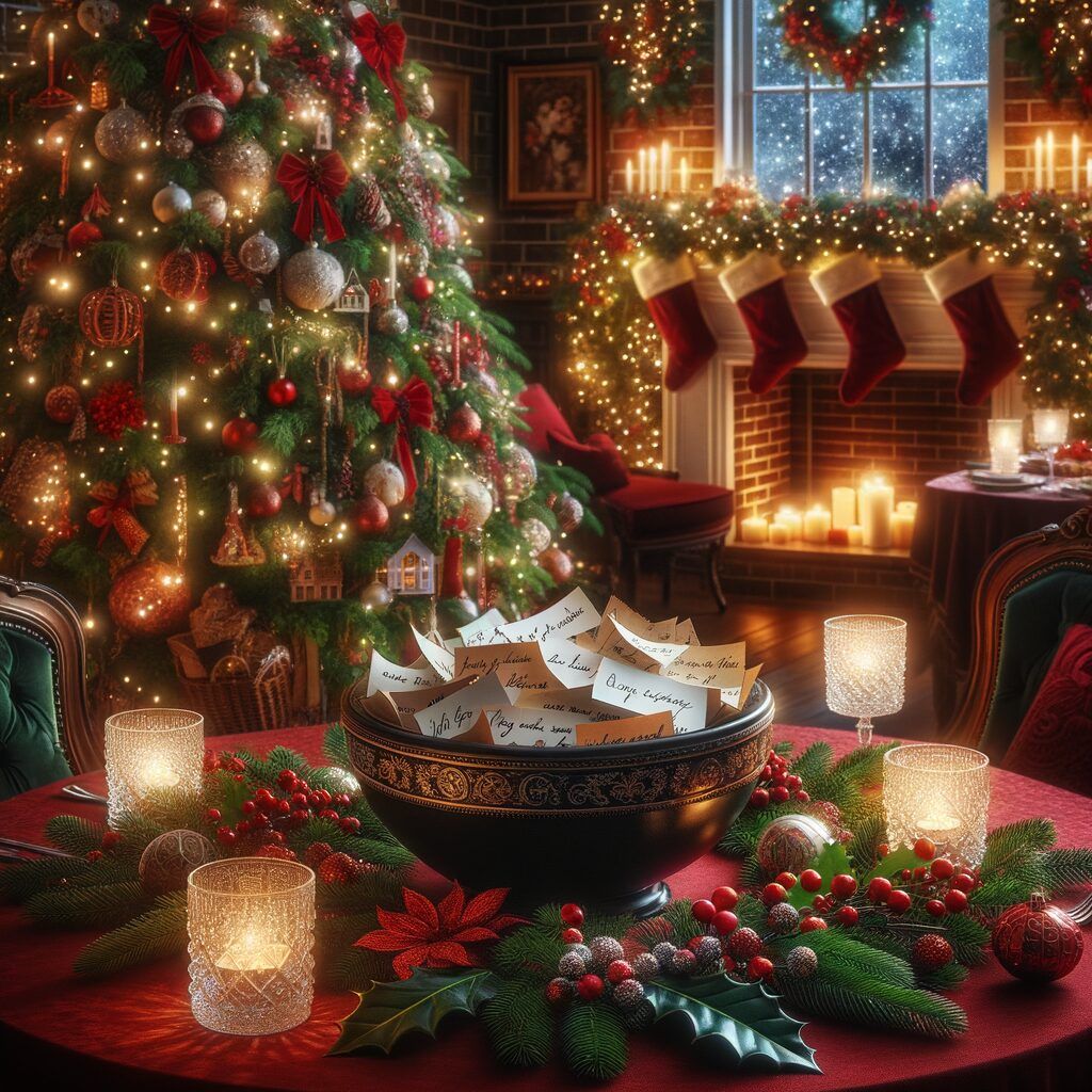 Cuenco de los deseos para navidad