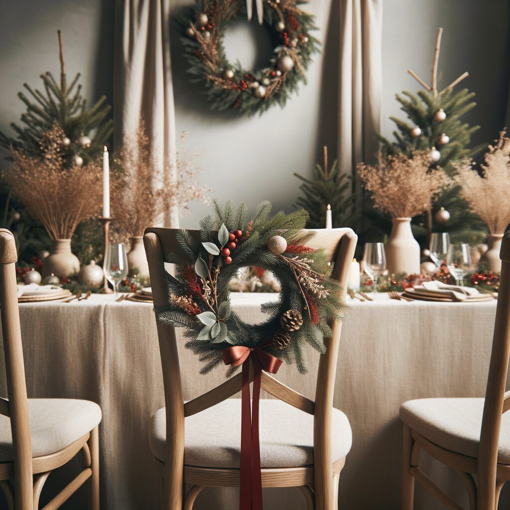 Decorar sillas Navidad