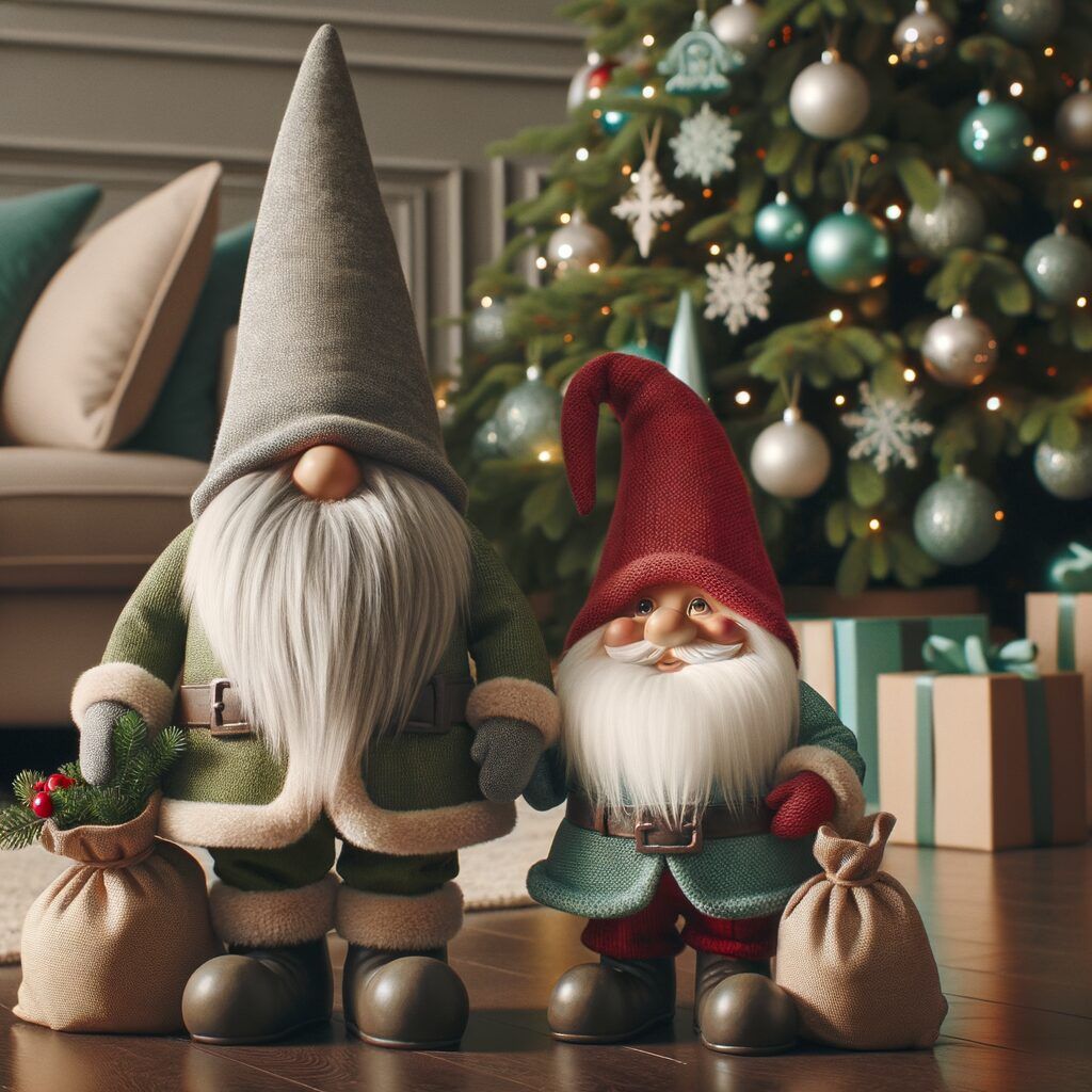Duendes decorativos navidad