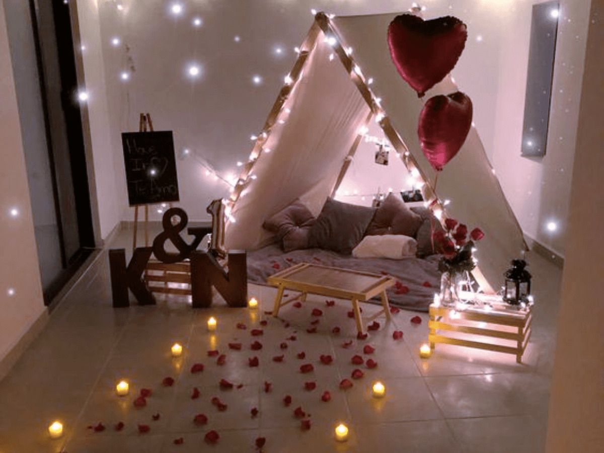 pedir matrimonio en casa decoracion