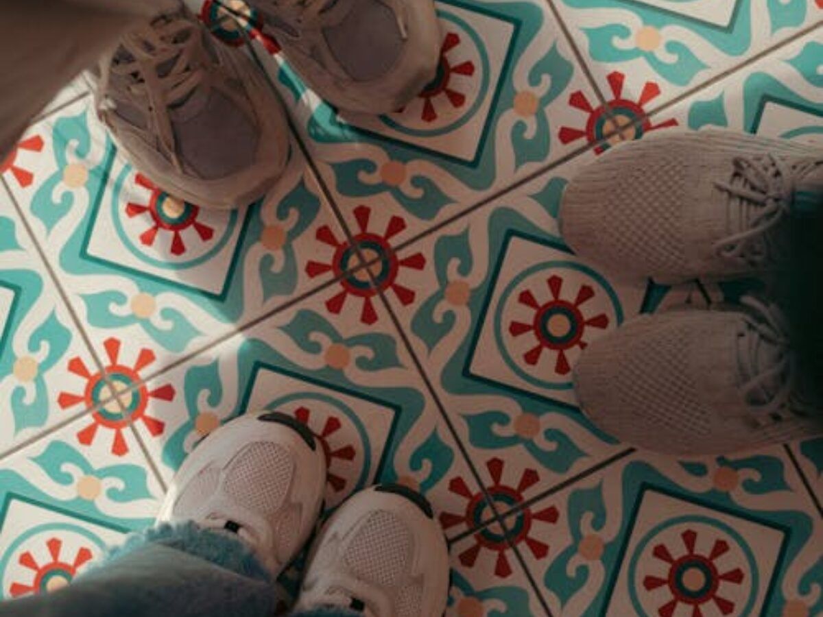 Suelo mosaico en interiores